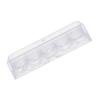 CORHAD 1Pc Poker Chip Box Transparent Storage Container for Organizing Poker Chips Lightweight and Stackable Convenient Chip Holder for Game Night and Travel view 1