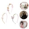 minkissy 3pcs Girls Hair Bows Girl Hair Accessories Party Headdress Sequin Heart Design view 3