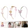 minkissy 3pcs Girls Hair Bows Girl Hair Accessories Party Headdress Sequin Heart Design view 4