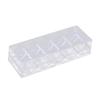 Hemoton 1Pc Transparent Poker Chips Storage Organizer Container for Board Games Game Chip Tray with Compartments for Easy Access and Tidy Setup view 1