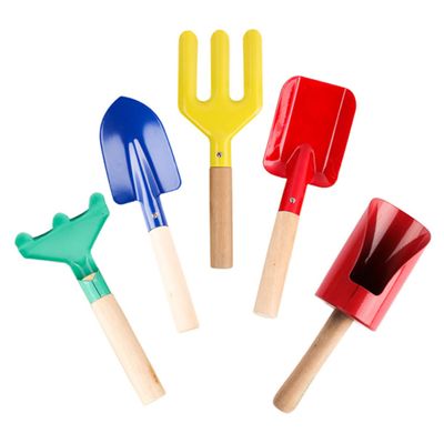 Toddmomy 5pcs Garden Hand Tool Set Boys and Girls Gardening Tools Shovel Rake Fork for Boys and Girls Birthday Gifts