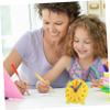Holibanna Boy Girl Learning Clock Model for Teaching Interactive Analog Clock Hour Display Educational Tool for Preschool Classrooms Safe Non-Functional Design view 4