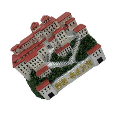 IMIKEYA Tibetan Palace Therapy Sand Tray Resin Ornament Chic Home Decor for Mindfulness Unique Tibetan Model for Desktop Display Meditation Accessory Inspired by Tibet