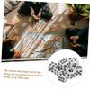 Abaodam 10pcs Sided Resin Dices Cartoon Paw Design for Classroom Parties Ktv Games view 3