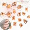 100PCS Mini Capybara Decor Resin Tiny capybaras for Crafts Micro Miniature Capybara for Fairy Garden Dollhouse Micro Landscaping Decoration view 3