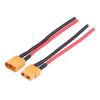 2Pcs Set XT60 Female Male Connector Adapter 14AWG Silicone Cable Wire RC Accessory for RC view 1