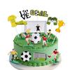 18PCS Soccer Cake Topper Decorations Soccer Ball Player Cake Decorations for Football Theme Birthday Sport Party Supplies view 1