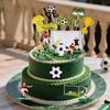 18PCS Soccer Cake Topper Decorations Soccer Ball Player Cake Decorations for Football Theme Birthday Sport Party Supplies view 4