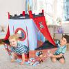 Upgrade Kids Play Tent Pirate Ship Playhouse for Toddler Indoor Outdoor Tents with Pirate Toys Gift for Boys Girls 66x53 Inch view 2