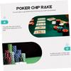 HONMEET Portable Poker Chip Rake Chips Collecting Rod Harrow for Poker Game Rake view 3