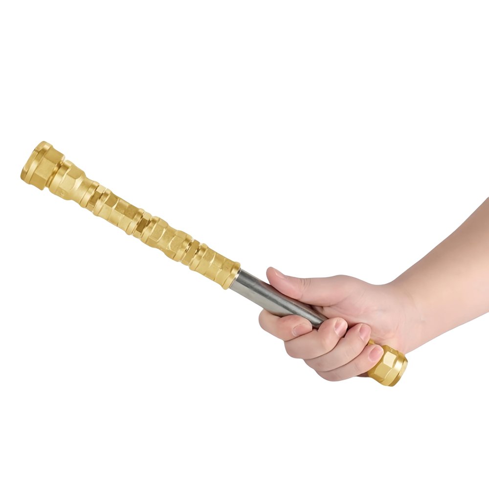 Creative toy accessories Halloween props, manually re-assemble high quality metal Thor weapons! Golden hammer (assemble by yourself upon receipt) (016)