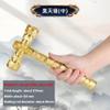 Creative toy accessories Halloween props, manually re-assemble high quality metal Thor weapons! Golden hammer (assemble by yourself upon receipt) (004) view 2