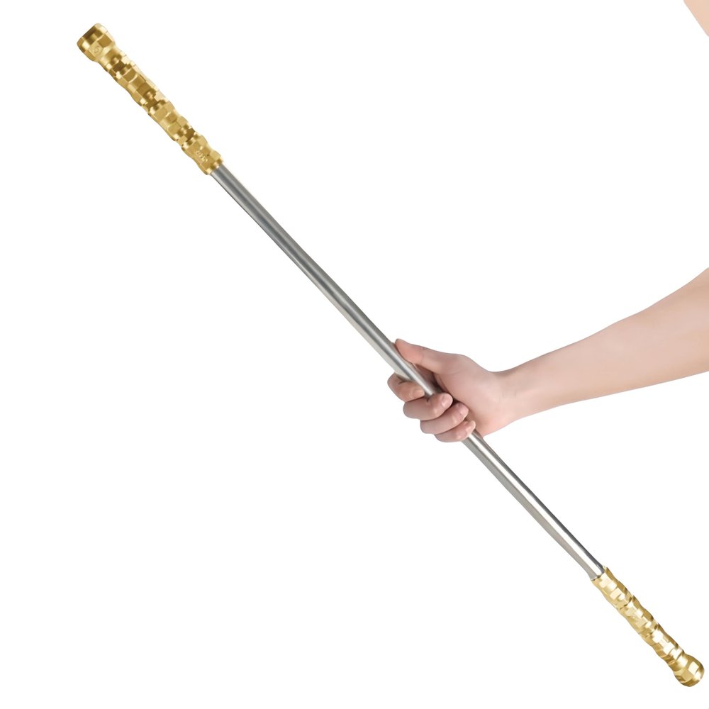 Creative toy accessories Halloween props, manually re-assemble high quality metal Thor weapons! Golden hammer (assemble by yourself upon receipt) (008)