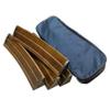 Curved Oval Okey Set  Luxury Handmade Wooden 101 Okey Game Set with 4 Large 48 cm Tile Racks, 106 Melamine Tiles & Carrying Bag Included, Traditional Turkish Board Game, Premium Gift & Decorative Set view 4