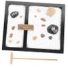 ORFOFE Meditation Garden Miniature Landscape Simulated Stone Ornaments Zen Ornaments Table for Desktop Decor view 1