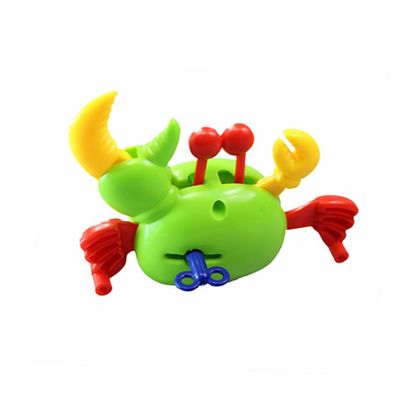 BESPORTBLE 4pcs Wind Up Crabs Plastic Clockwork Crabs for Improves Coordination Imagination Easter Parties Red Green Yellow