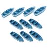 BESPORTBLE Miniature Yacht Model Set 10pcs Collectible Nautical Decor for Ocean Themed Aquarium Dollhouse Beach Display and Playset view 1