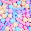 Ball Pit Balls for Kids, Pool Toys Thicken Soft Plastic Balls for Ball Pit BPA Free Toddler Toy 3 Shapes (Balls, Star, Stick) Mixed Light Purple Series 500pcs view 2