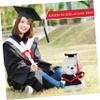 Ciieeo Graduation Bear Outfit Set with Cap Gown Complete DIY Plush Decor for Celebrations Cute Keepsake for Graduation Parties Events view 3