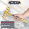Creative toy accessories Halloween props, manually re-assemble high quality metal Thor weapons! Golden hammer (assemble by yourself upon receipt) (006) view 2