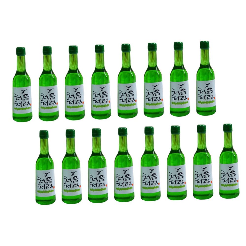 Toddmomy 20pcs Miniature Korean Rice Wine Bottles for Dollhouse Decor Resin Wine Jars Cork Stoppers for Mini Scene Decoration and Collectibles