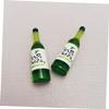 Toddmomy 20pcs Miniature Korean Rice Wine Bottles for Dollhouse Decor Resin Wine Jars Cork Stoppers for Mini Scene Decoration and Collectibles view 3