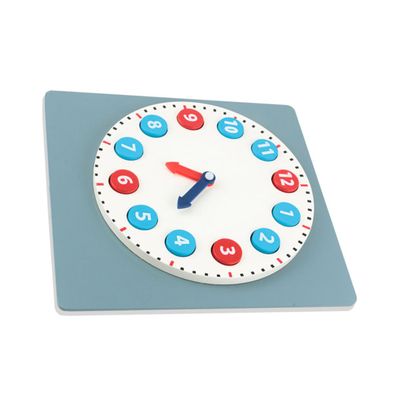 BESPORTBLE Wooden Clock for Montessori Educational Early Learning Teaching Tool for Development Safe Odorless Material