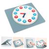 BESPORTBLE Wooden Clock for Montessori Educational Early Learning Teaching Tool for Development Safe Odorless Material view 4
