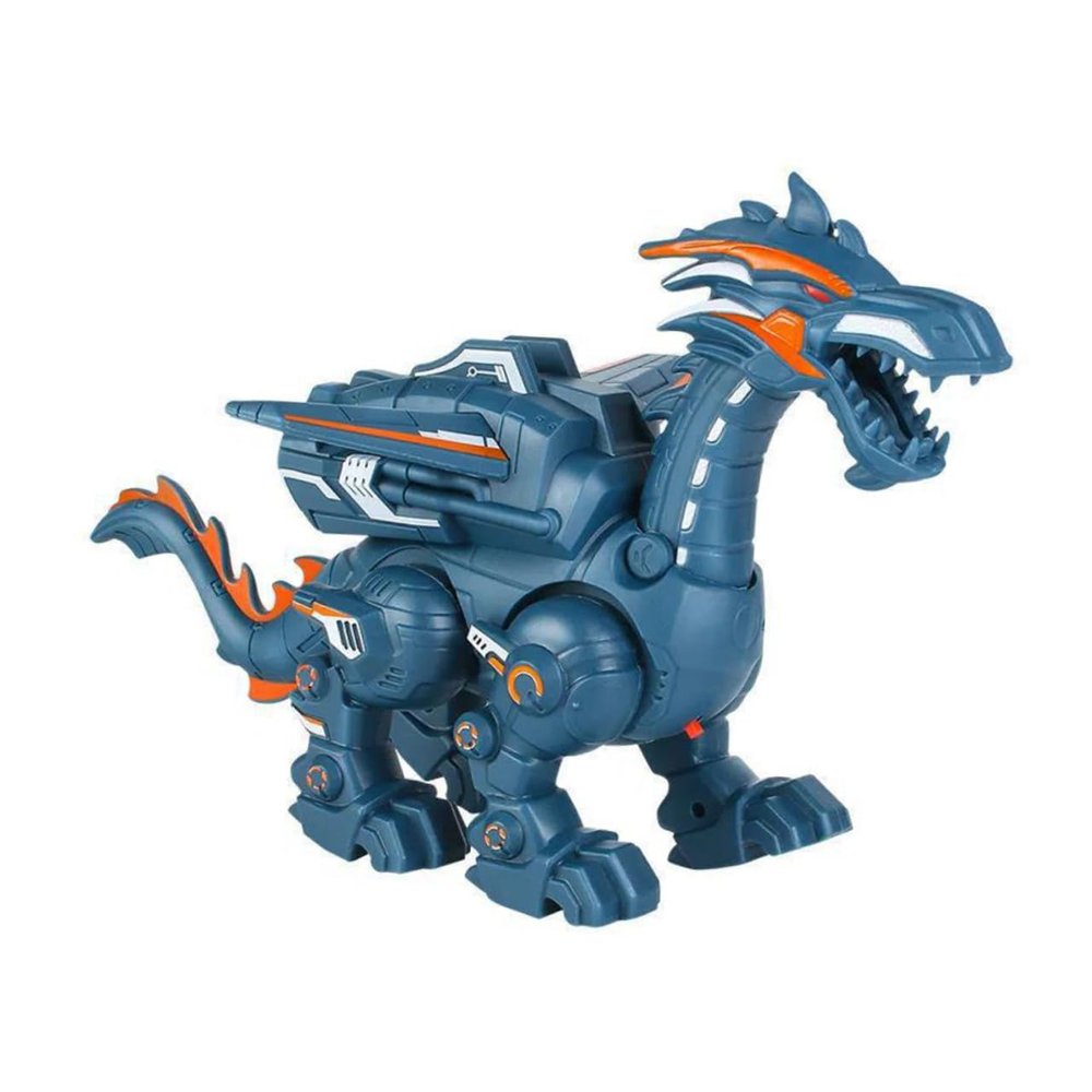 LIOOBO Electric Dinosaur Toy Spraying Boys and Girls Sound and Light Mechanical Dragon Toy Material Dinosaur Plaything