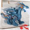 LIOOBO Electric Dinosaur Toy Spraying Boys and Girls Sound and Light Mechanical Dragon Toy Material Dinosaur Plaything view 2