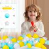 Thenese Ball Pit Balls for Kids, Pool Toys Thicken Soft Plastic Balls for Ball Pit BPA Free Toddler Toy 3 Shapes (Balls, Star, Stick) Mixed White Yellow Green 100pcs view 4