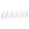 BESPORTBLE Poker Chip Rack Lid 100 Chips Capacity for Home Use Acrylic Storage Container for Game Evenings view 1