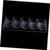 BESPORTBLE Poker Chip Rack Lid 100 Chips Capacity for Home Use Acrylic Storage Container for Game Evenings view 3