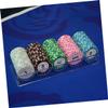 BESPORTBLE Poker Chip Rack Lid 100 Chips Capacity for Home Use Acrylic Storage Container for Game Evenings view 4