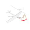 ARTIBETTER Foam Airplane Model for Boy Girl DIY Hand-Painted Glider Toy Creative Outdoor Activity for Family Bonding Improves Hand-Eye Coordination and Artistic Skills view 2