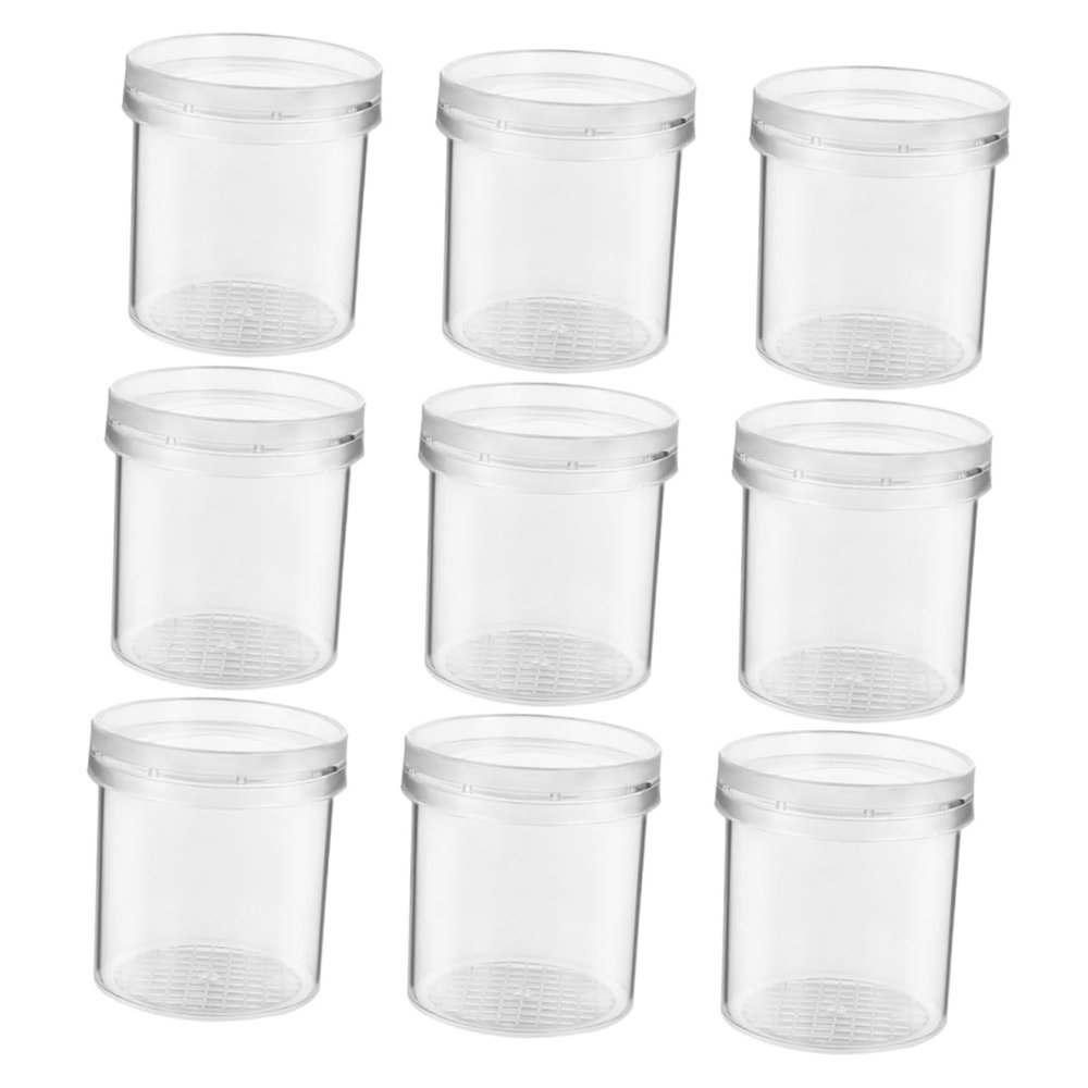 ERINGOGO 9pcs Observation Cup Bug Viewer for Boys and Girls Multi-Function Critter Containers Magnifying Glass