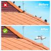 2PCS Reflective Windmill Bird Deterrent Reflective Wind Weatherproof Aluminum for Outdoor Gardens Fence Roofs Repel Pigeons Sparrows and view 4