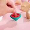 Angoily Wooden Gyro Toy 2.16 Inch DIY Painted Spinning Top for Kids Creative Hand-Painted Gyroscope Wooden Toy for Parent-Child Interaction Birthday Party Favor view 3