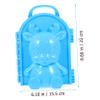 BESPORTBLE Sika Snow Mold 2Pcs Set Creative Maker Clips for Kids Outdoor Winter Fun for Boys Ages 5 and Up Beach and Snow Play view 2