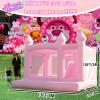 13FTx13FT Large Pink Inflatable Bounce House 100% PVC Bounce House for Big Kids Pink Jumper Bouncy Castle Kids and Adult Wedding Decorations for Outdoor Birthday PartyIncluding 1500W Blower view 2