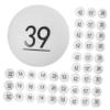 NAMOARLY 50pcs Plastic Number Balls Party Lottery Balls Lightweight Design Reusable Material Easy to Find view 1