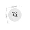 NAMOARLY 50pcs Plastic Number Balls Party Lottery Balls Lightweight Design Reusable Material Easy to Find view 2