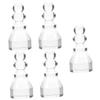 Yardwe 5pcs Poker Chip Win Marker Acrylic Wheel Design for Easy Tracking Casual and Competitive Games Transparent Poker Accessory for Adults for Fun view 1