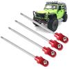 RC GTX Steel Shock Shafts Rod Ends Fit TRAXXA 1/5 X MAXX Truck Upgrade Accessories (Red) view 4