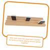 BESPORTBLE Domino Holder Wooden Domino Rack Non Slip Base for Easy Access DIY Accessory for Desktop Games Pine Construction for Organized Play view 3