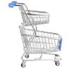 Yardwe Double Layer Mini Shopping Cart for Boys and Girls Small Iron Toy Grocery Cart Desktop Decoration for Children for Play and Role-Playing Activities view 1