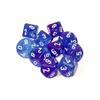 Aura Nebula Luminary Dice with White Numbers D10 16mm (5/8in) Pack of 10 Dice Chessex view 1