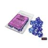 Aura Nebula Luminary Dice with White Numbers D10 16mm (5/8in) Pack of 10 Dice Chessex view 2
