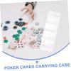 LIOOBO 1pc Poker Chip Case Sturdy Portable Poker Chip Trays for Display Storage view 3