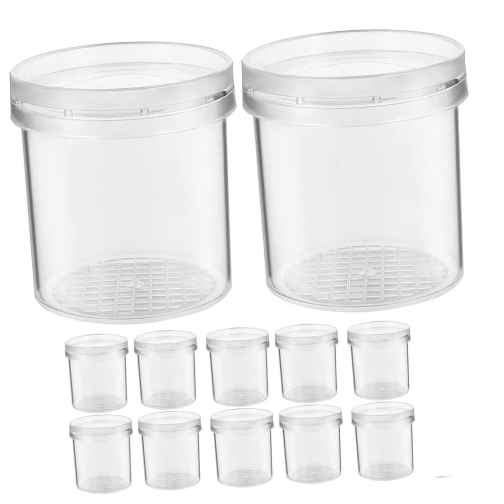 Healifty 15-Piece Insect Observation Magnifier Box Set Multi-Function Critter Container for Boys and Girls Portable Feeding Supply and Viewing Kit for Nature Exploration